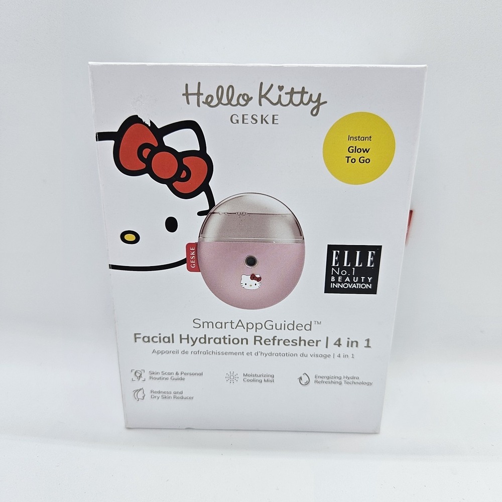 Hello Kitty x GESKE Skincare Bundle -‎ Thermo Facial Brush & Hydration Refresher - Picture 10 of 16